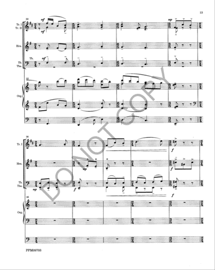 Triptych Choir scores gallery preview page 16