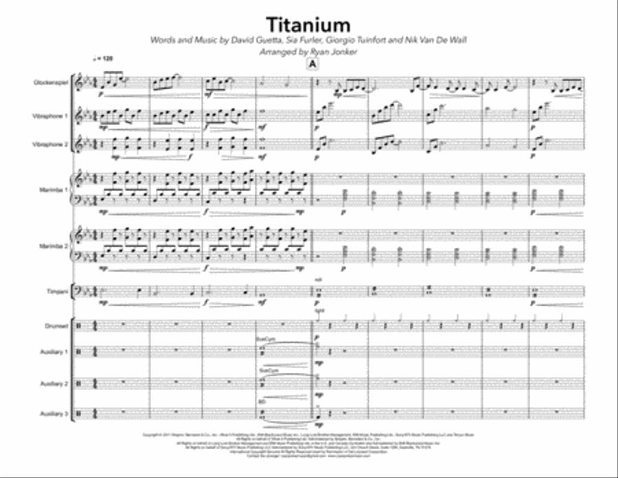 Titanium Titanium Percussion Ensemble scores gallery preview page 2