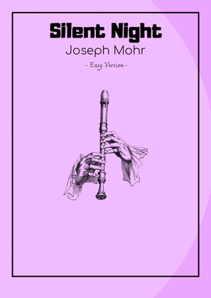 Book cover for Silent Night - Easy Version Flute