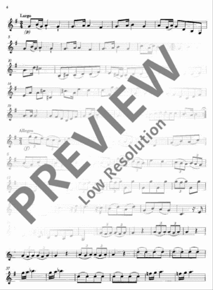 Concerto polonois G Major Violin scores gallery preview page 4
