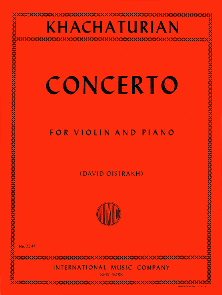 Concerto (Editing and Cadenza by OISTRAKH)