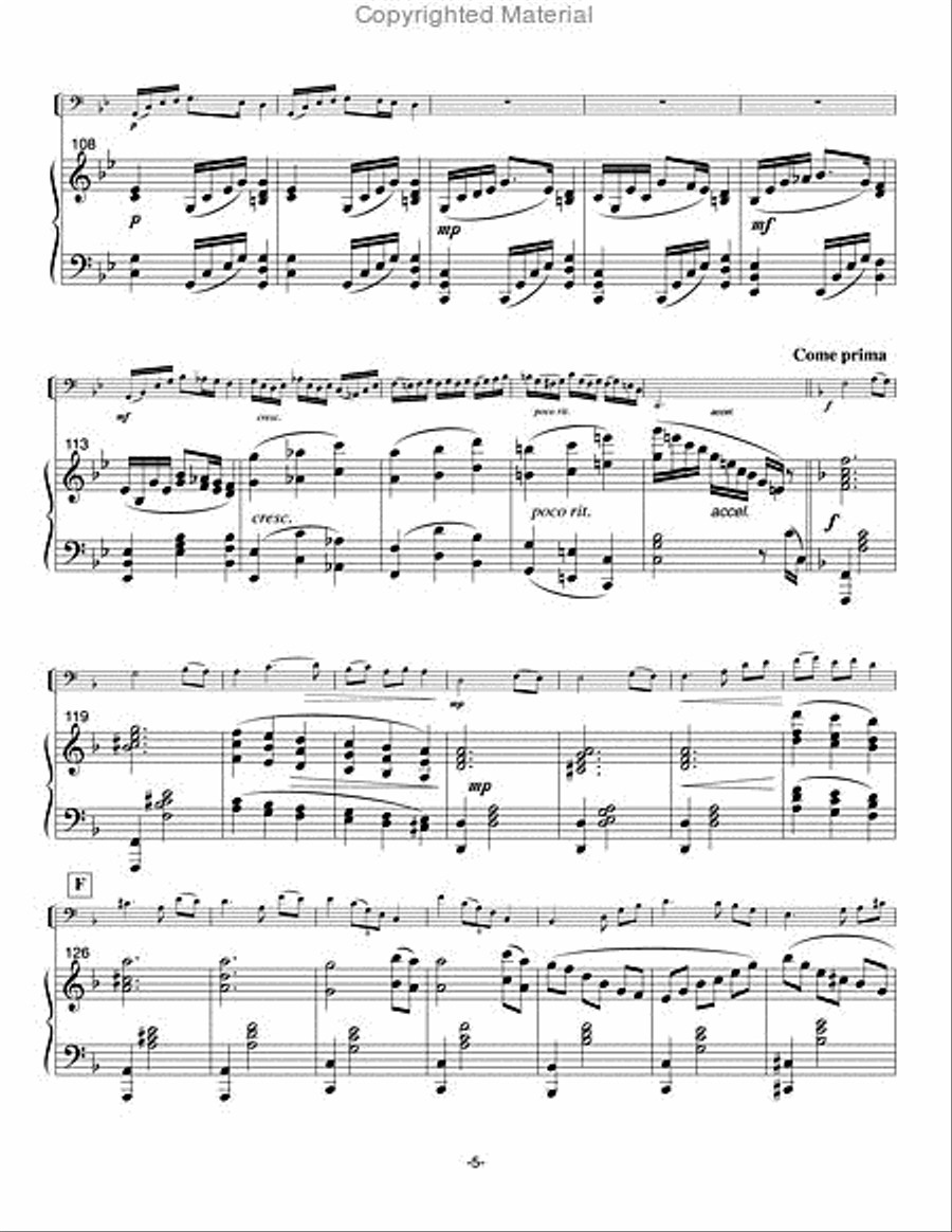 Concerto del Garda Euphonium scores gallery preview page 8
