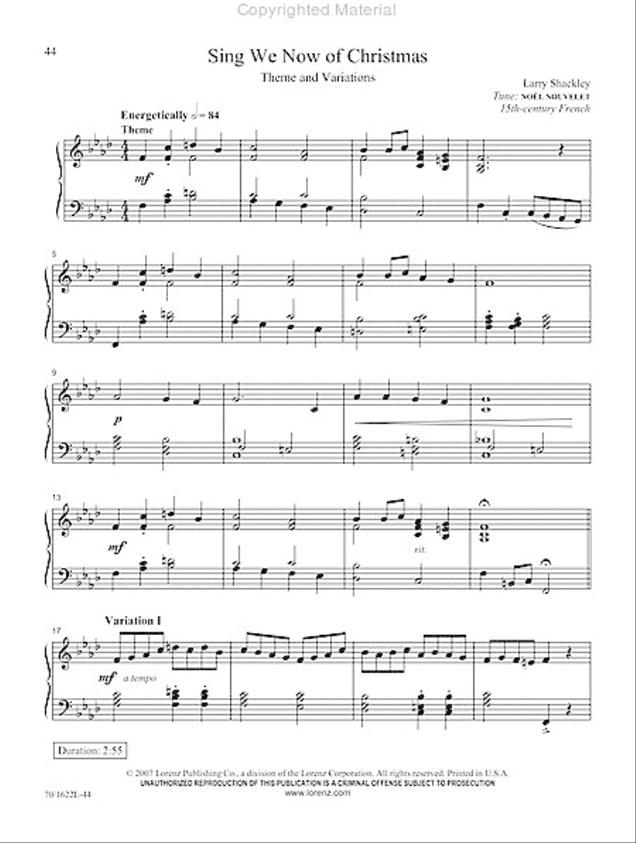 Carols We Love Piano Solo scores gallery preview page 6