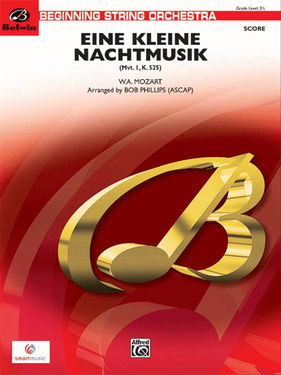 Eine Kleine Nachtmusik String Orchestra scores gallery preview page 1