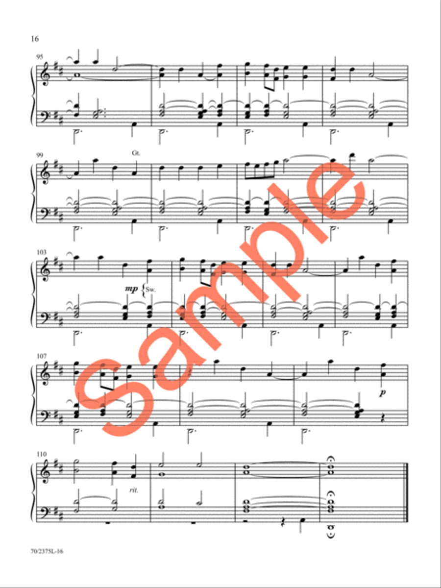 Music for a Joyous Christmas, Vol. 2 Organ Solo scores gallery preview page 14