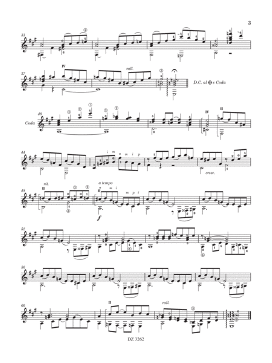4 Pièces 4 Pièces Classical Guitar scores gallery preview page 3