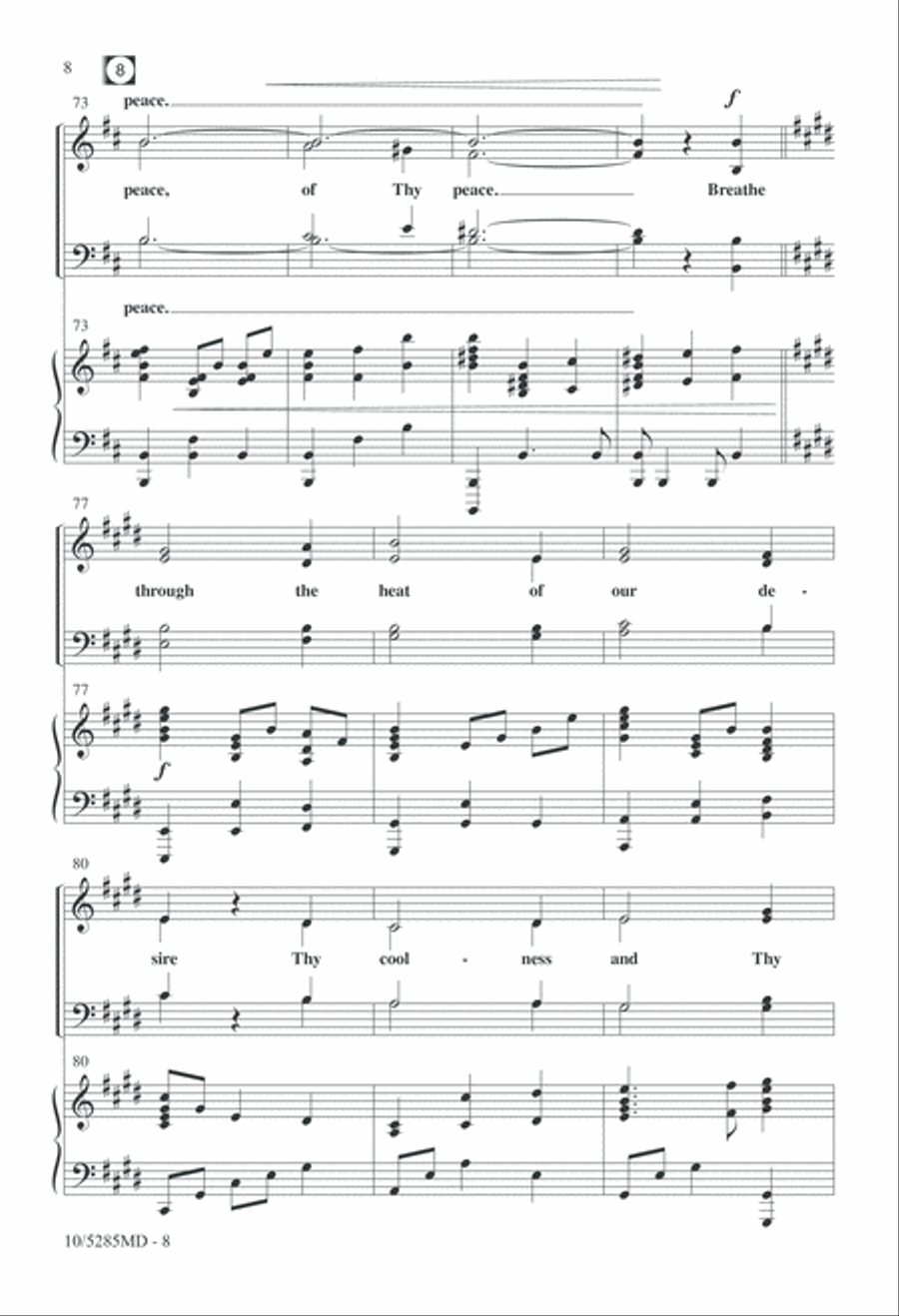Dear Lord and Father Dear Lord and Father 4-Part scores gallery preview page 8