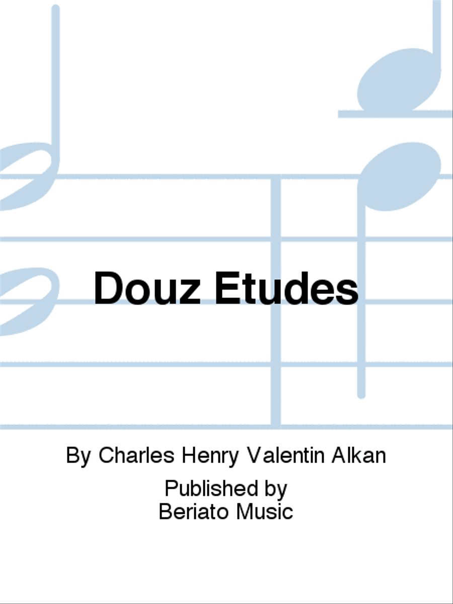 Douz Études Organ scores gallery preview page 1