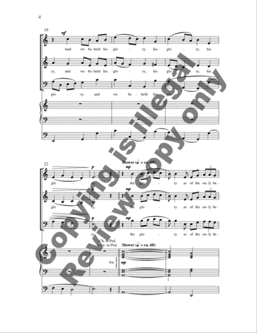 The Word Was Made Flesh The Word Was Made Flesh 3-Part scores gallery preview page 4