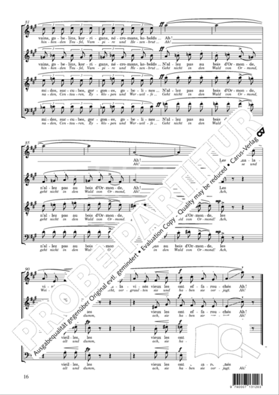 Ravel: Trois chansons Ravel: Trois chansons Choir scores gallery preview page 17