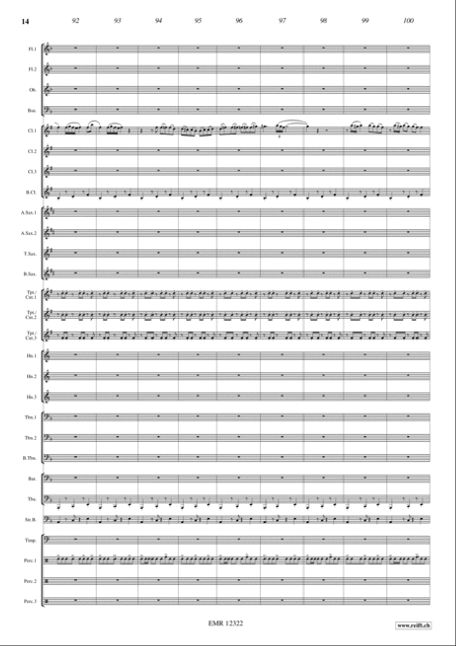 Sherlock Holmes Concert Band scores gallery preview page 14