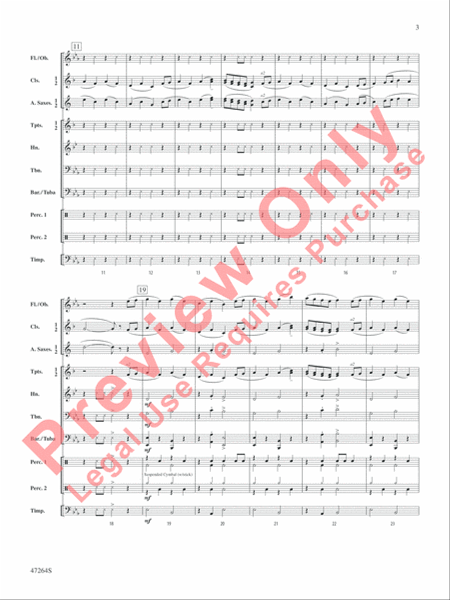 Stumptown Stomp Concert Band scores gallery preview page 4