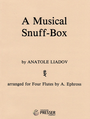 Book cover for A Musical Snuff-Box