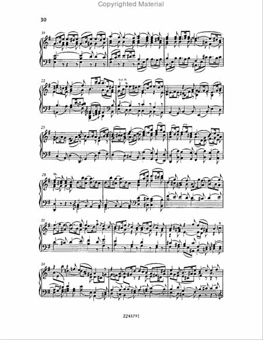 Christmas Oratorio, BWV 248 Choir scores gallery preview page 29