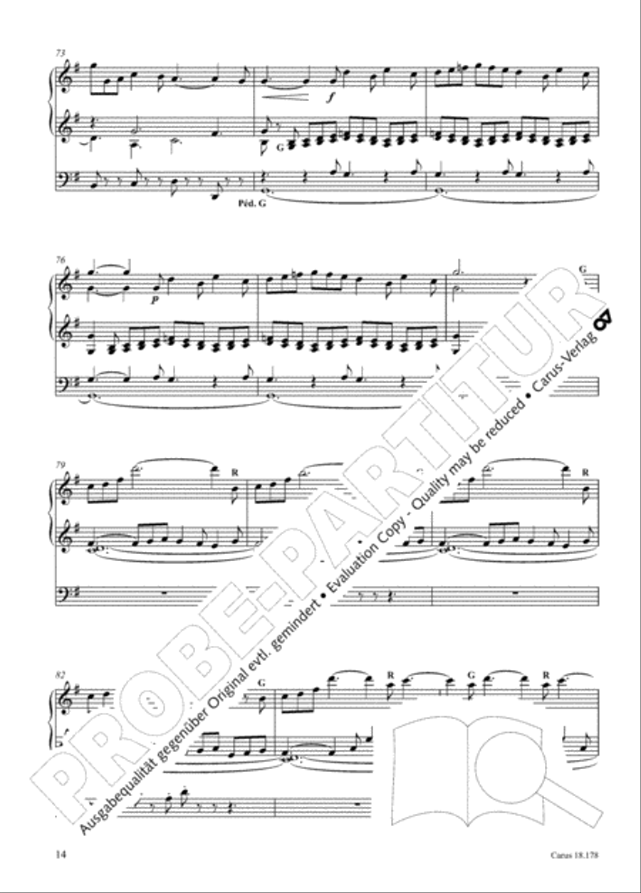 Symphonie No. II pour Orgue Organ scores gallery preview page 29