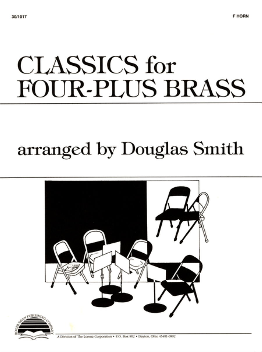 Classics for Four-Plus Brass - F Horn Brass Ensemble scores gallery preview page 1