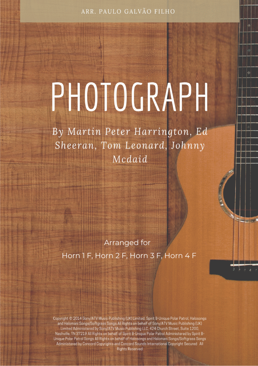 Photograph Photograph Brass Ensemble scores gallery preview page 1