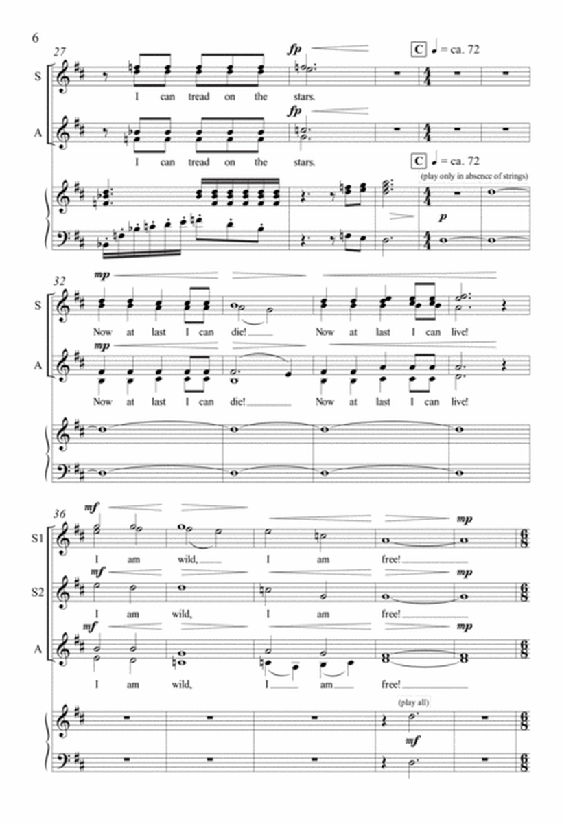 Joy from I Will Sing to the Stars (Downloadable Piano/Choral Score)