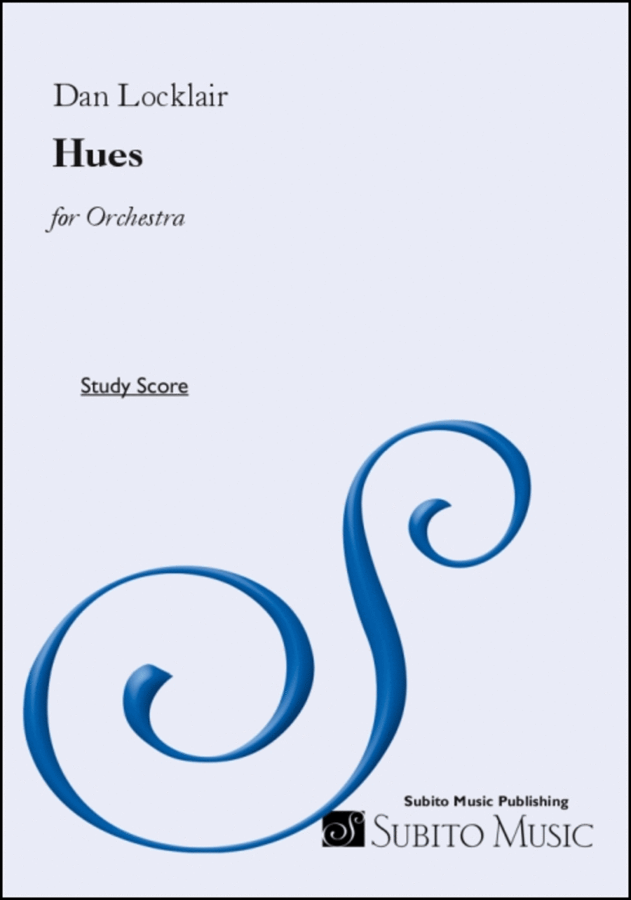 HUES three brief tone poems Orchestra scores gallery preview page 1