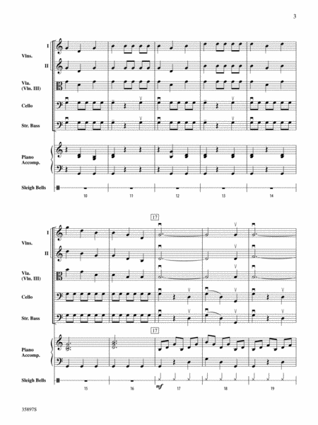 The Sleigh Ride (from Three German Dances, K. 605): Score