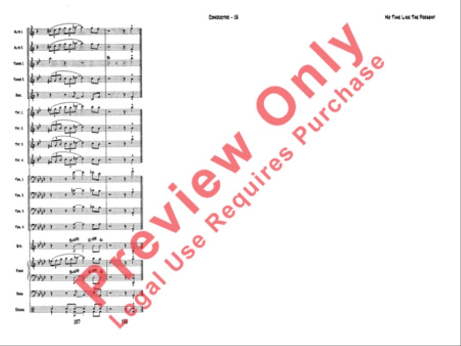 No Time Like the Present Jazz Ensemble scores gallery preview page 20