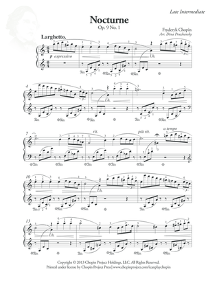 Book cover for Nocturne Op. 9 No. 1