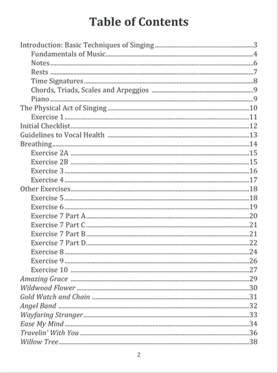 First Lessons Voice Voice scores gallery preview page 3