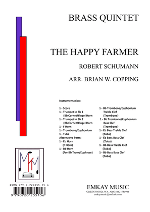 Book cover for THE HAPPY FARMER - BRASS QUINTET