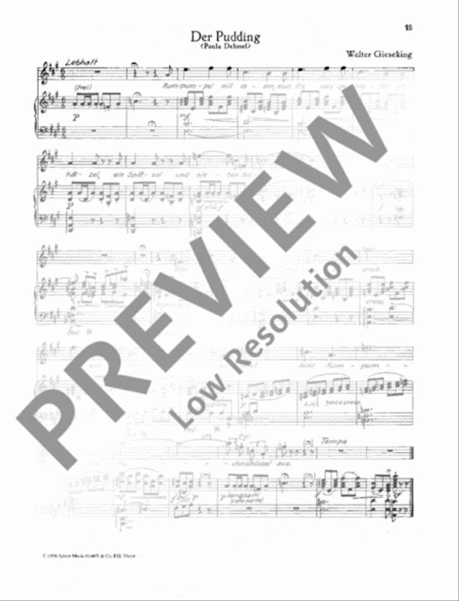 21 Kinderlieder Voice Solo scores gallery preview page 16