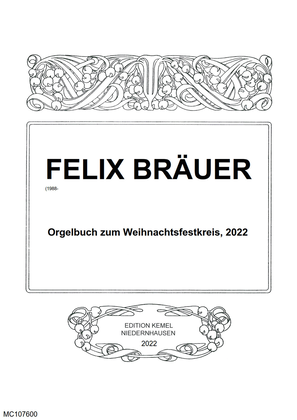Orgelbuch zum Weihnachtsfestkreis, 2022