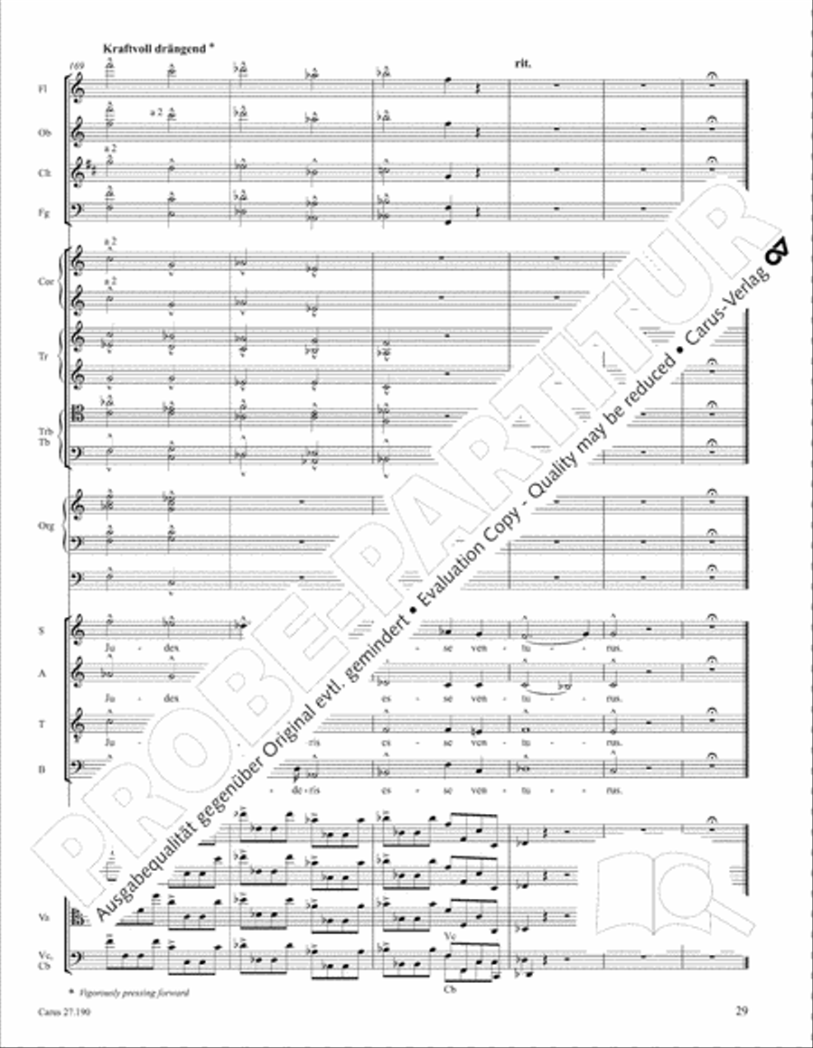 Te Deum 4-Part scores gallery preview page 36