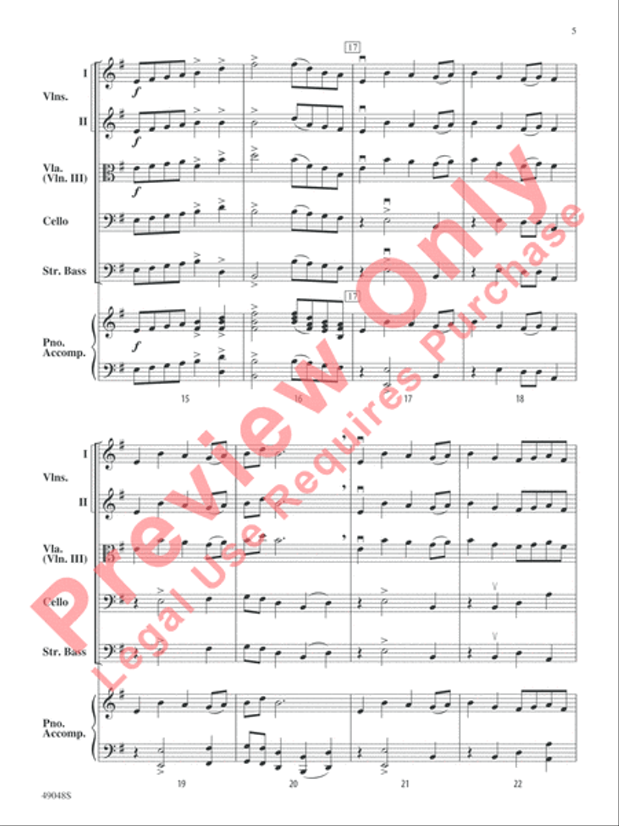 Anaconda String Orchestra scores gallery preview page 6