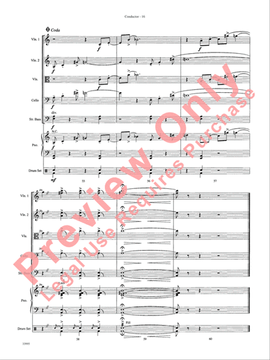 Great Movie Themes Great Movie Themes String Orchestra scores gallery preview page 17
