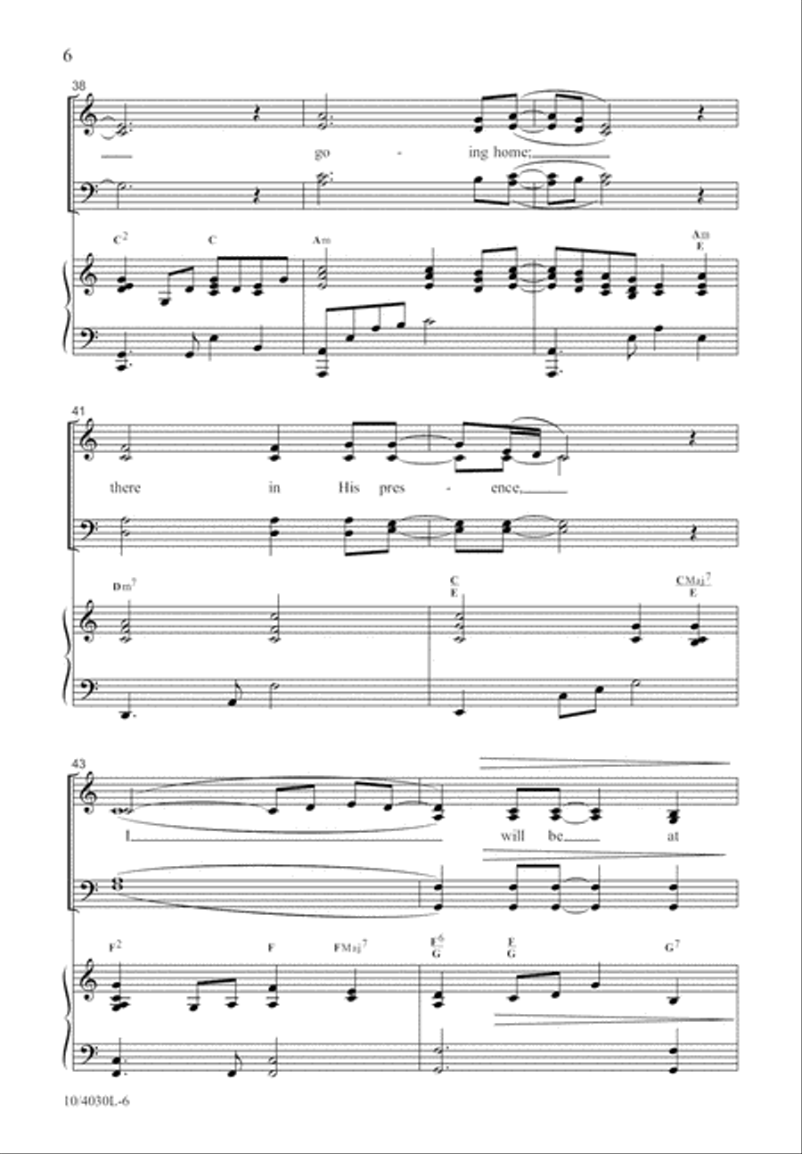 Going Home 4-Part scores gallery preview page 7