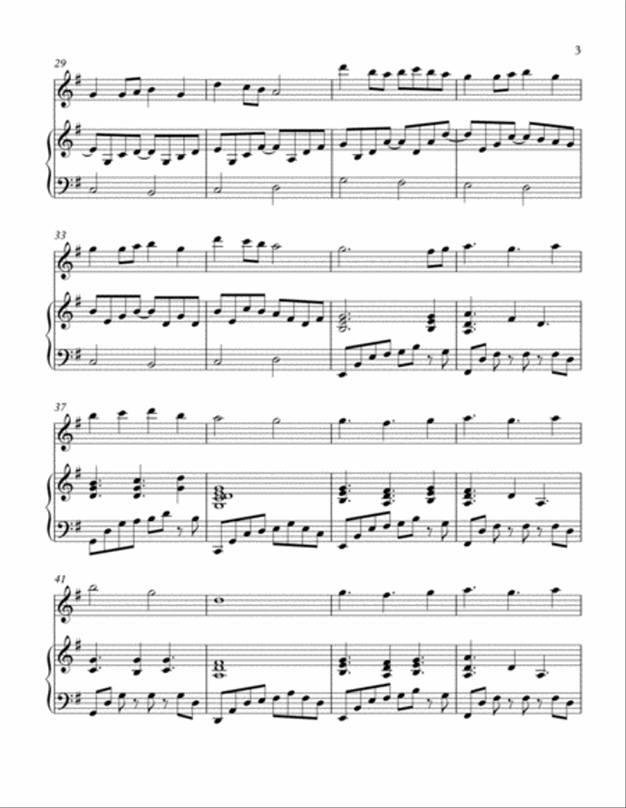 For the Beauty of the Earth (Flute and Piano) Flute Solo scores gallery preview page 4