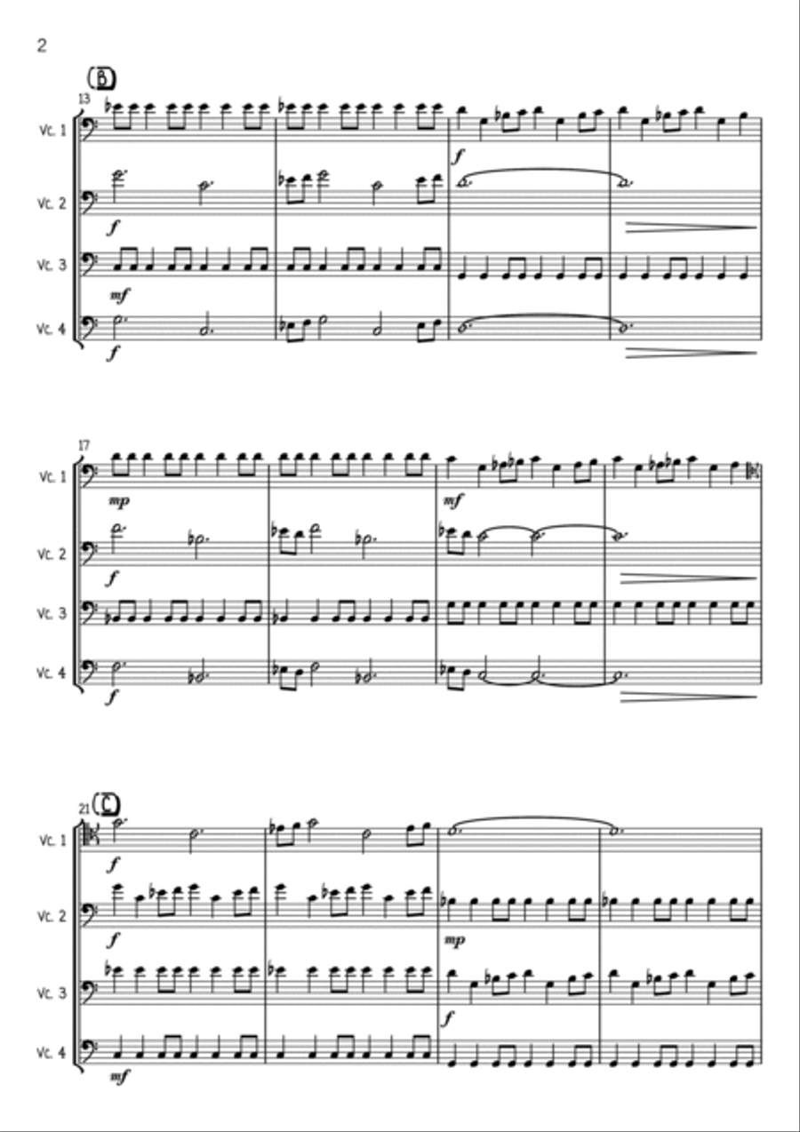 Game Of Thrones Game Of Thrones Cello scores gallery preview page 2