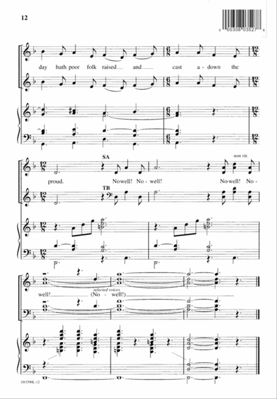 Masters in This Hall 4-Part scores gallery preview page 13