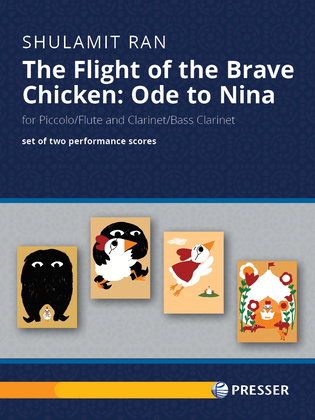 Book cover for The Flight of the Brave Chicken: Ode to Nina