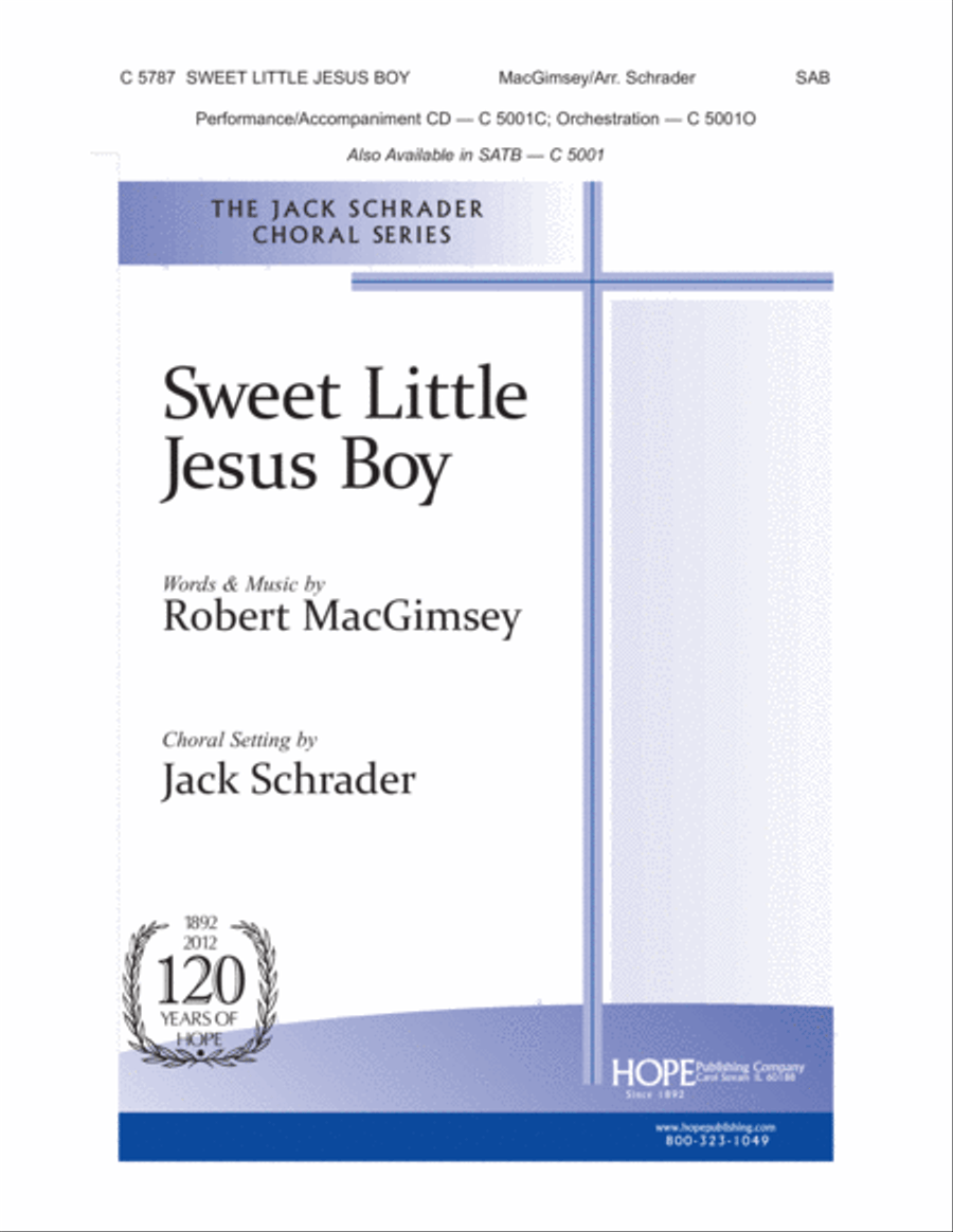 Sweet Little Jesus Boy Sweet Little Jesus Boy 4-Part scores gallery preview page 2