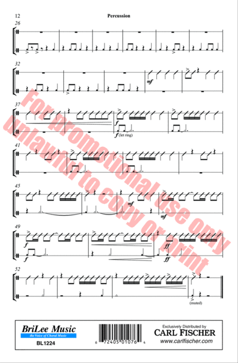 Freedom's Hallowed Light SSA scores gallery preview page 12