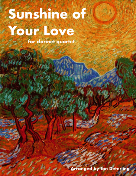 Sunshine Of Your Love for Clarinet Quartet image number null