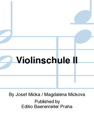 Book cover for Violinschule II