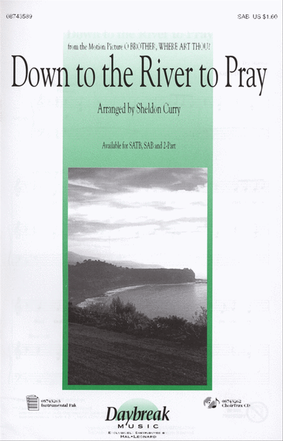 Down to the River to Pray (from O Brother, Where Art Thou?) 3-Part scores gallery preview page 1