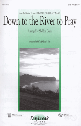 Book cover for Down to the River to Pray (from O Brother, Where Art Thou?)