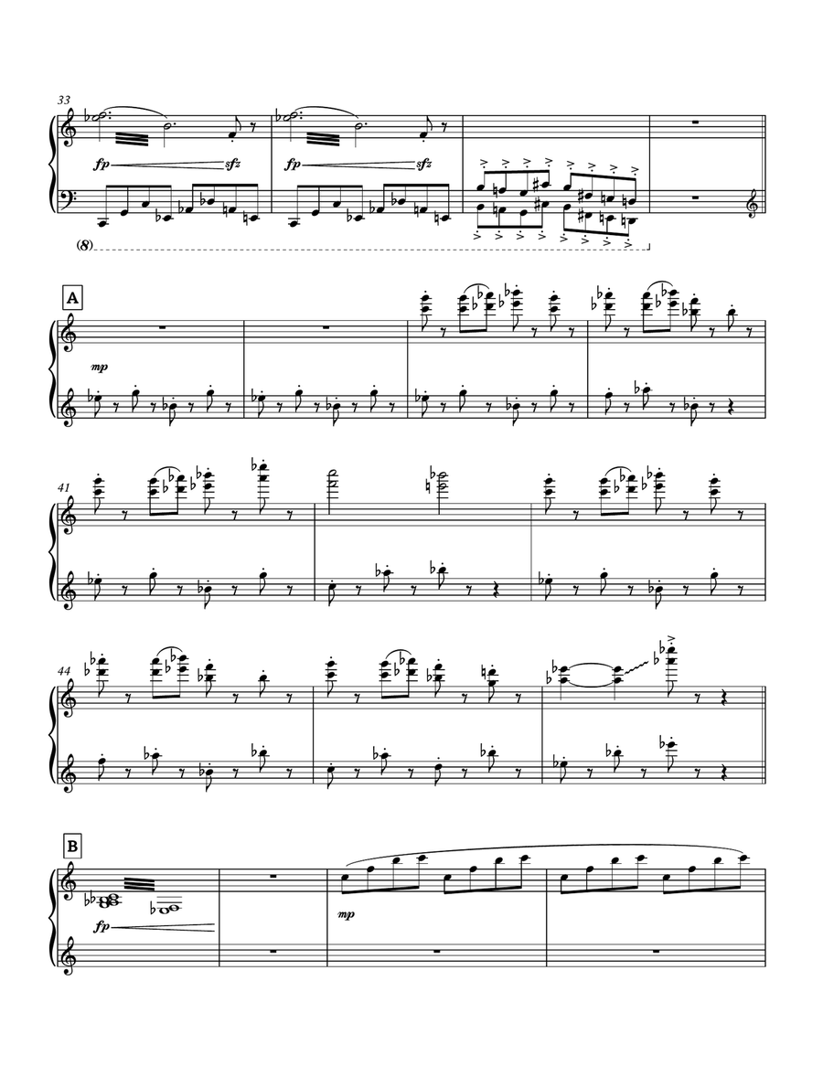 Your Best Nightmare ~ Finale (UNDERTALE Piano Collections 2) Piano Solo scores gallery preview page 4