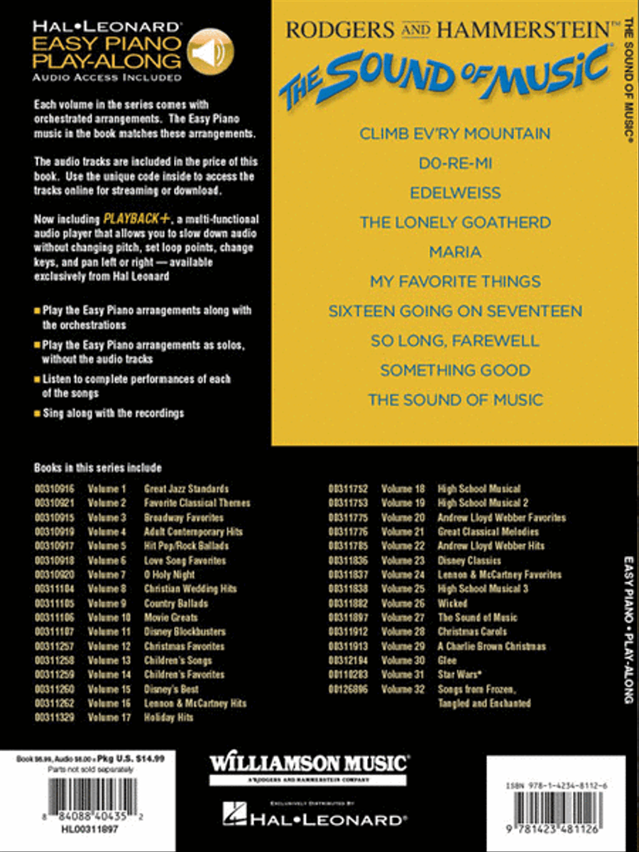 The Sound of Music The Sound of Music Easy Piano scores gallery preview page 6