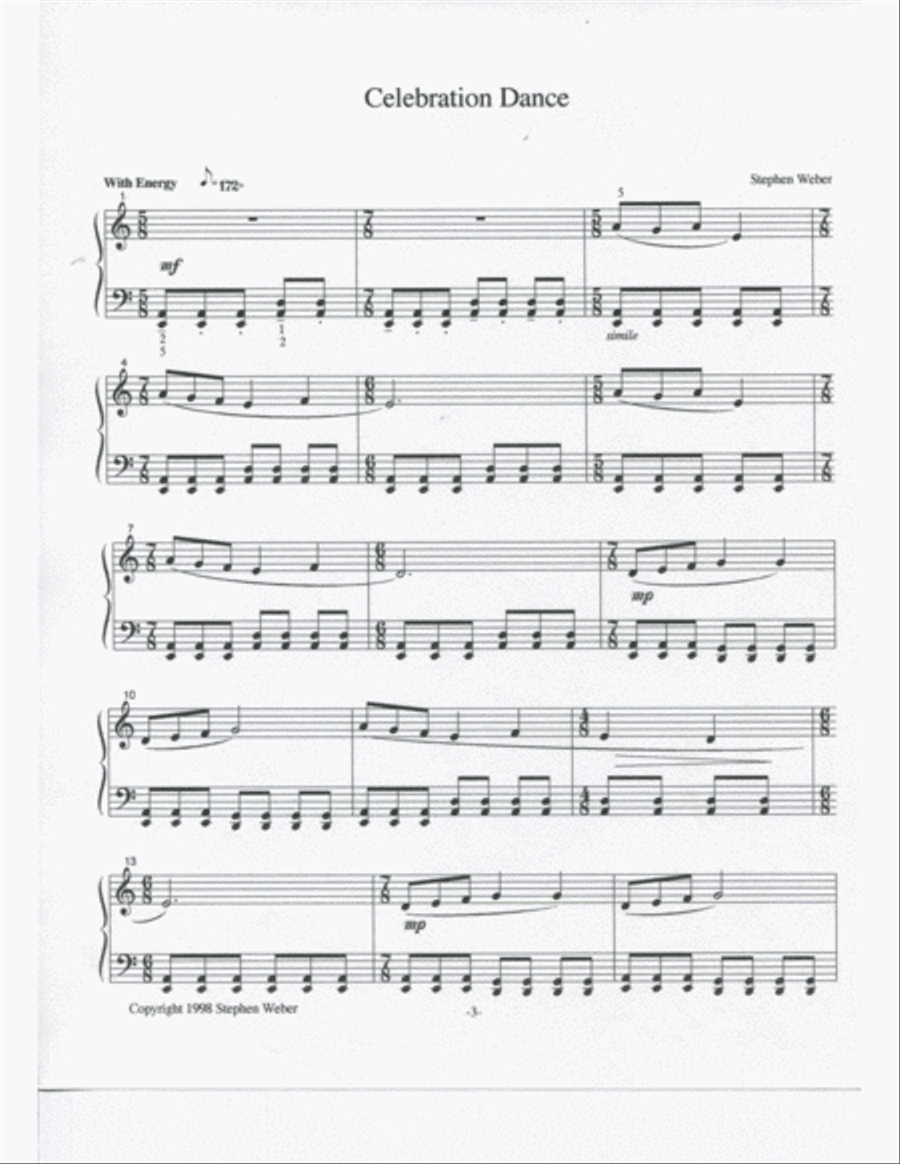 Images and Recollections for Solo Piano Piano Method scores gallery preview page 4