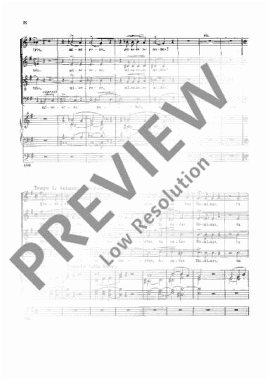 Missa choralis Missa choralis 4-Part scores gallery preview page 19