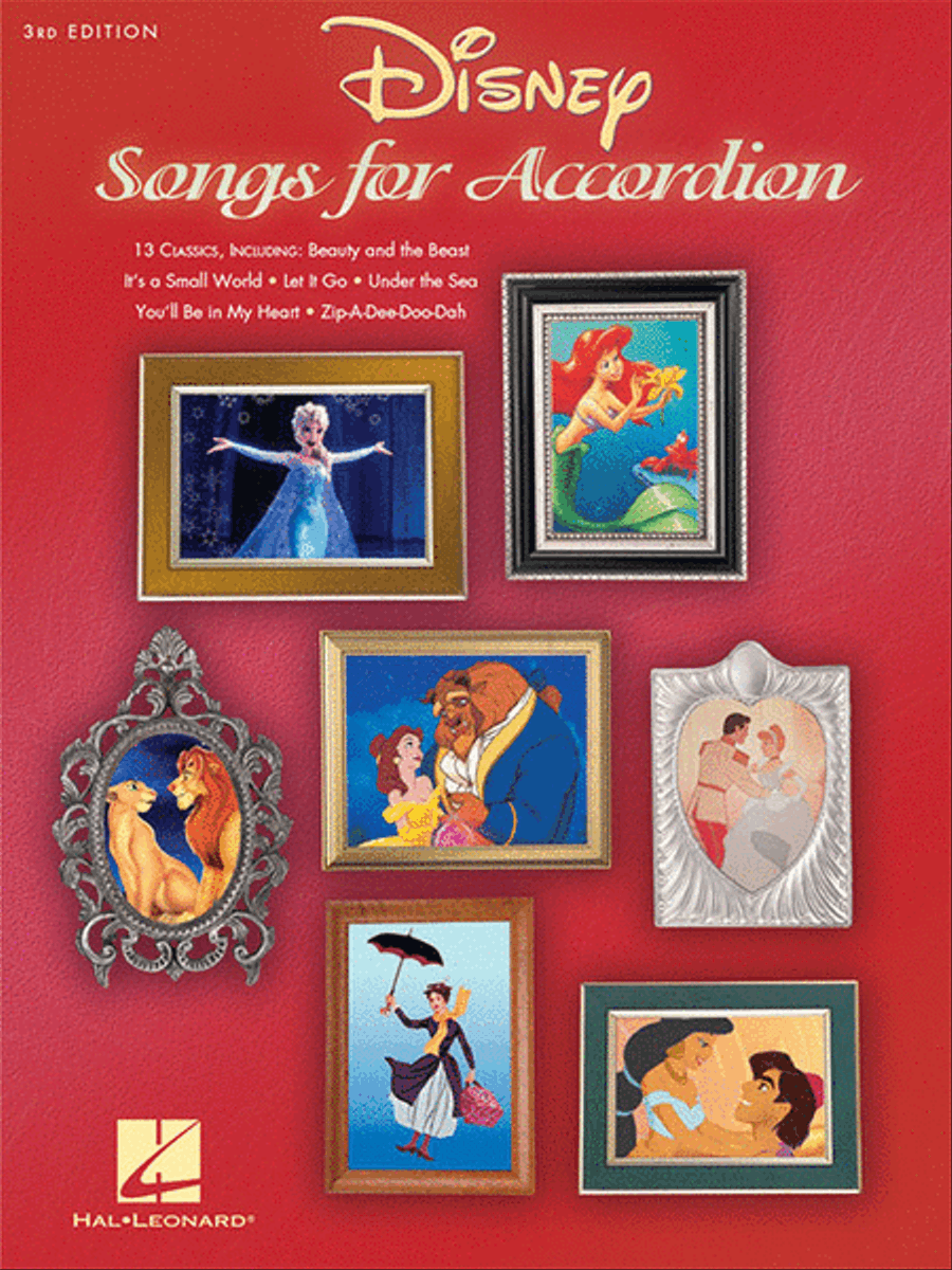 Disney Songs for Accordion – 3rd Edition Accordion scores gallery preview page 2