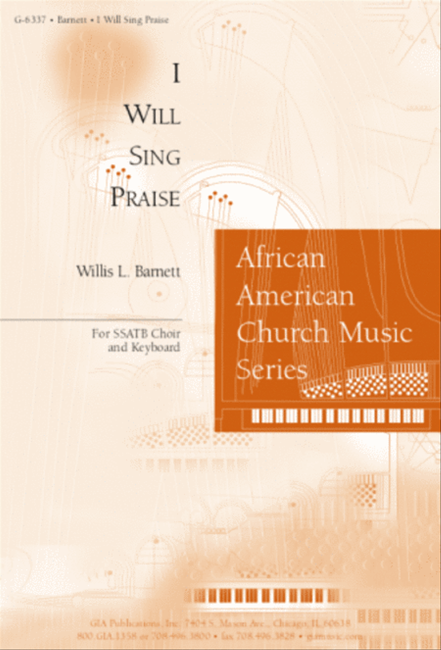 I Will Sing Praise SSATB scores gallery preview page 1